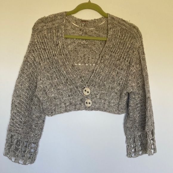Free People Sweaters - Free people cropped sweater boho festival